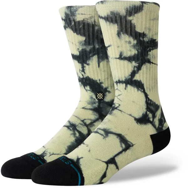 Хорошо ношенные носки Stance, зеленый