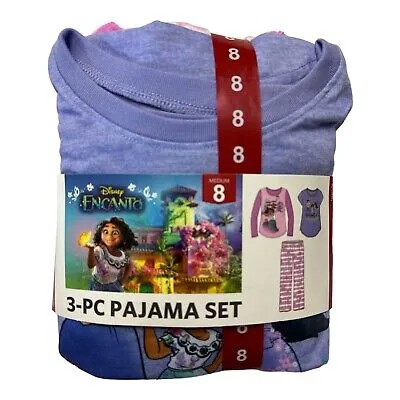 Пижамный комплект из трех предметов: рубашка и штаны для девочек Disney Encanto (8)