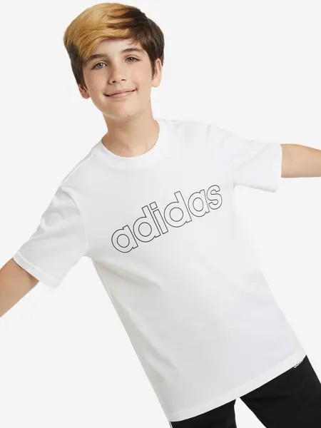Футболка для мальчиков adidas Essentials Logo, Белый