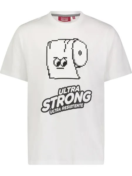 Футболка Ultra Strong Mostly Heard Rarely Seen 8-Bit, белый