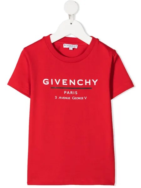 Givenchy Kids футболка с логотипом