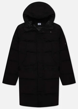 Мужская куртка парка C.P. Company Nycra-R Down, цвет чёрный, размер 46