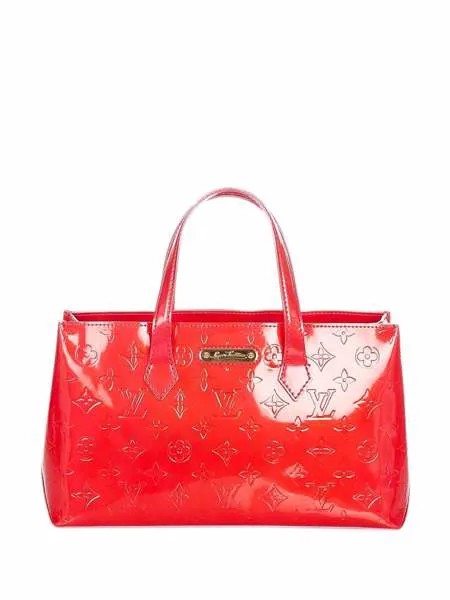 Louis Vuitton сумка Vernis Wilshire PM 2008-го года с монограммой