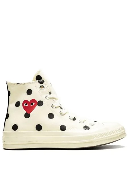 Comme des Garçons высокие кеды Chuck 70 CDG, белый