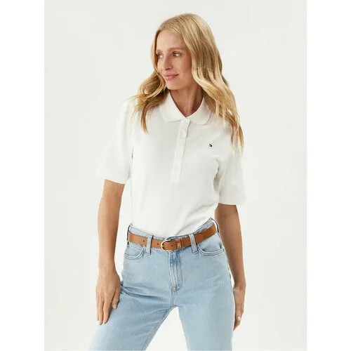 Поло TOMMY HILFIGER, размер XL [INT], экрю