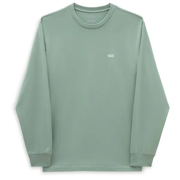 Лонгслив Vans Left Chest Hit L/S, цвет Iceberg Green/White