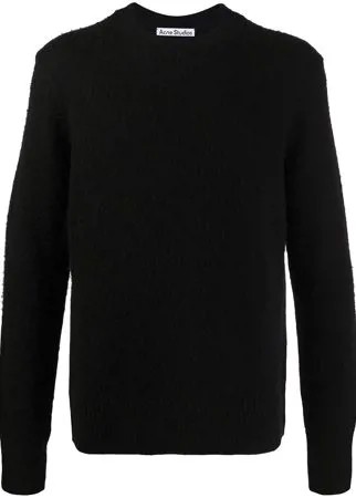 Acne Studios фактурный свитер с круглым вырезом
