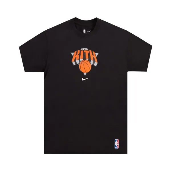 Черная футболка Kith & Nike для New York Knicks