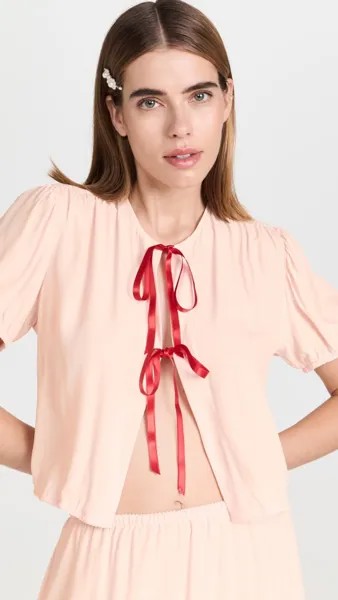 Блуза Simone Rocha Short Sleeve with Ties