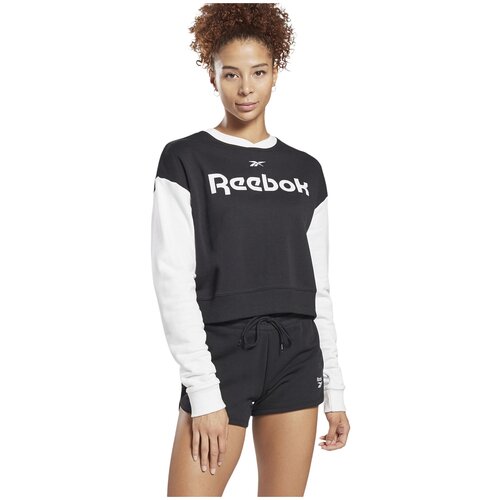 Свитшот Reebok, размер L, , черный