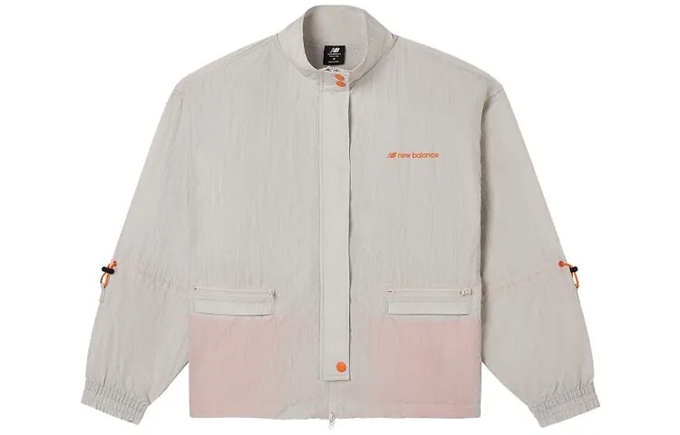 Повседневная куртка с воротником-стойкой, женская, серая New Balance, серый