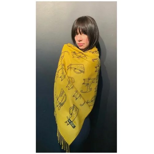 Палантин шарф из кашемира женский