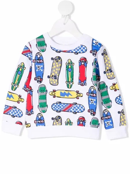 Stella McCartney Kids толстовка из органического хлопка с принтом