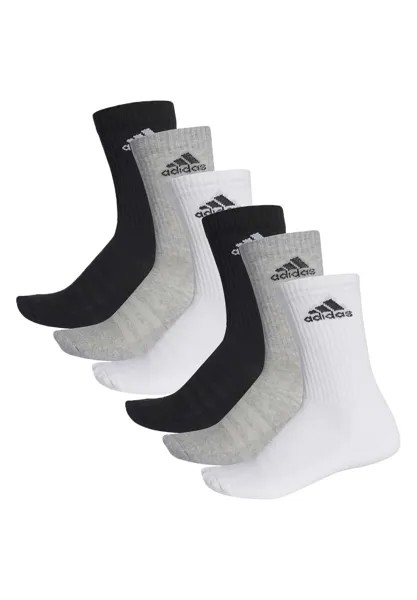 Спортивные носки 6 PACK UNISEX adidas Performance, цвет grey melange