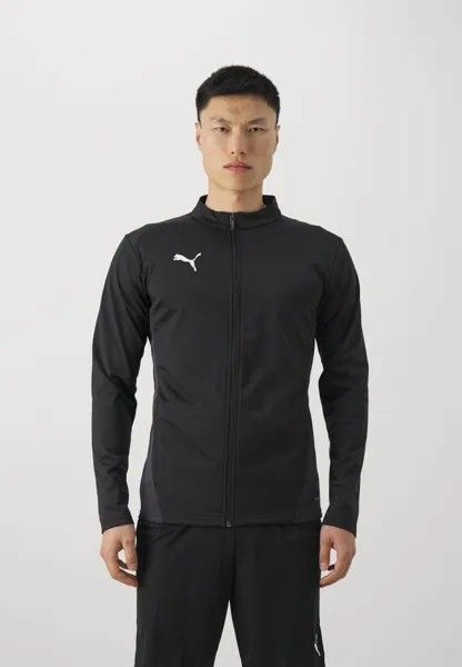 Спортивная куртка Teamgoal Training Jacket Puma, цвет black/white/flat dark gray