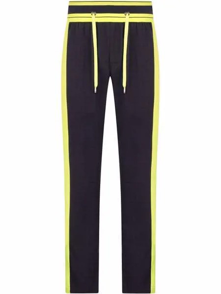 Dolce & Gabbana спортивные брюки в клетку с логотипом