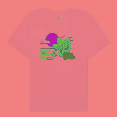 Мужская футболка adidas Originals Treffy Recycles, цвет бежевый, размер S