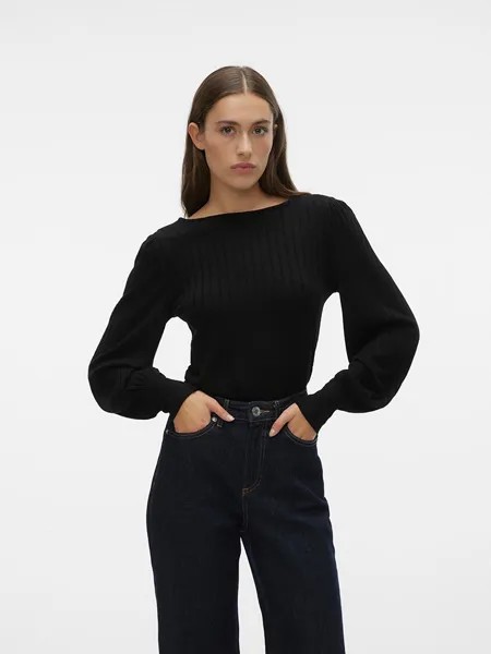 Лонгслив Vero Moda, черный