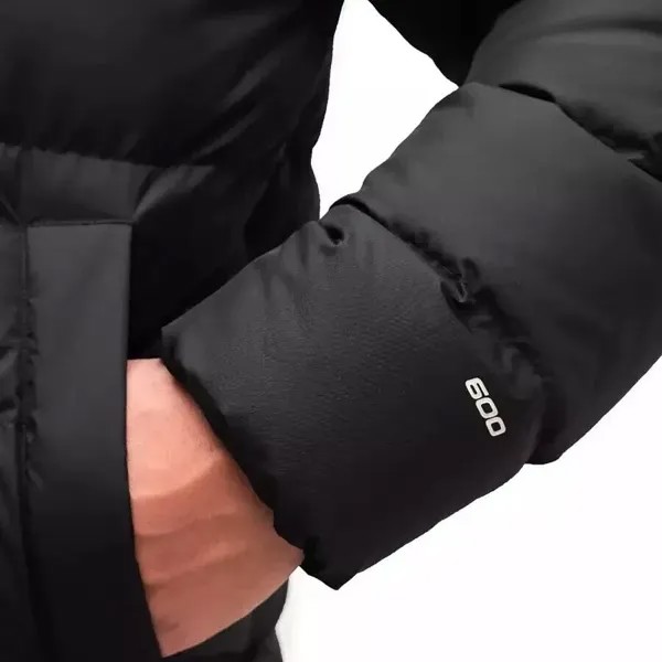 The North Face Baltic NF0A7V6WJK3 Мужская куртка-пуховик черная с капюшоном CLO737, черный