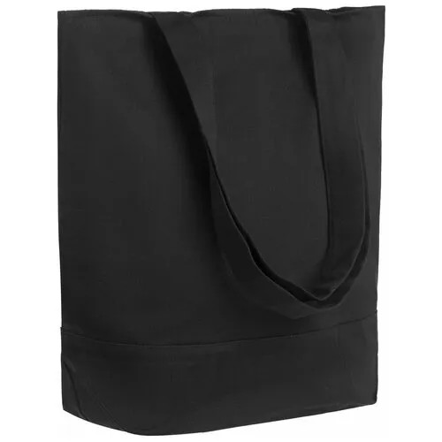 Сумка  шоппер Noname, текстиль, внутренний карман, черный
