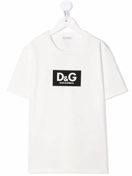 Dolce & Gabbana Kids футболка с логотипом
