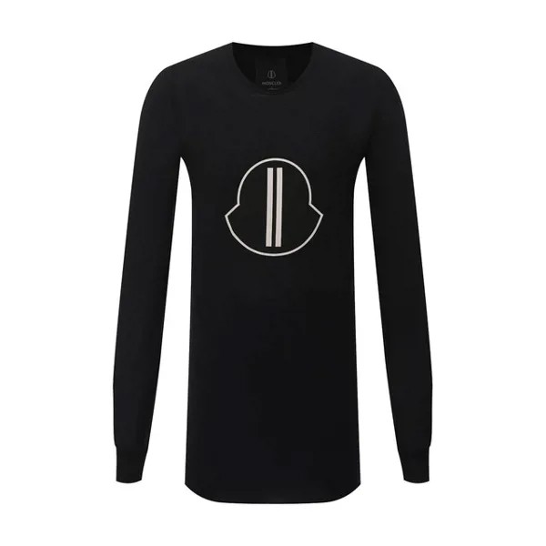 Хлопковый лонгслив Moncler + Rick Owens Moncler