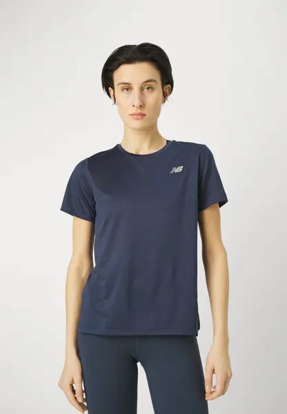 Спортивная футболка SHORT SLEEVE New Balance, цвет navy