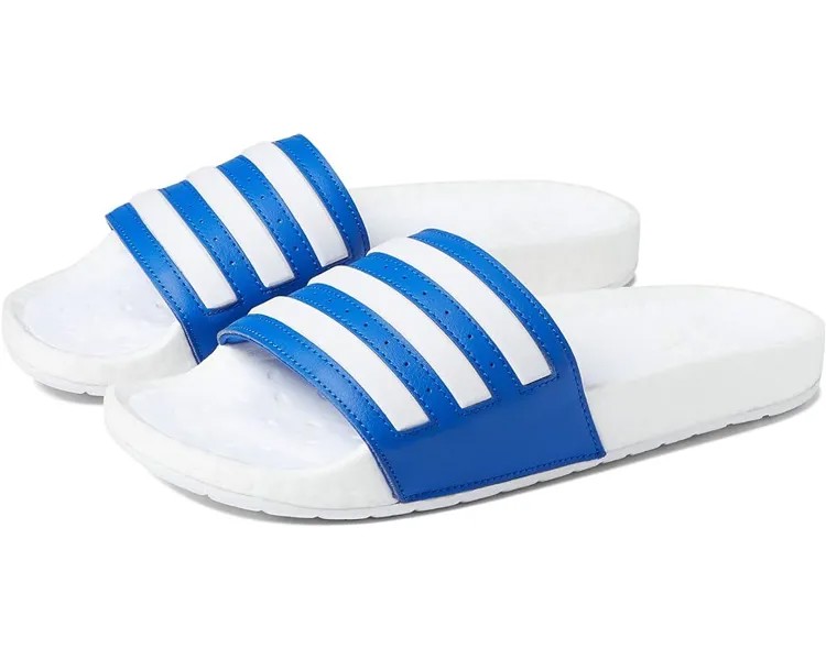 Сандалии Adidas Adilette Boost Slides, цвет Team Royal Blue/White/White