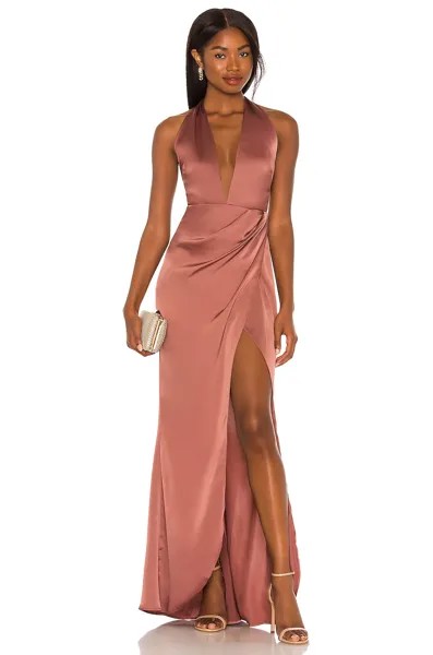 Платье Nookie Stella Plunge Gown, цвет Mocha