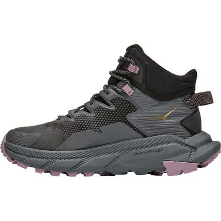 Походные ботинки Trail Code GTX женские HOKA, цвет Black/Castlerock