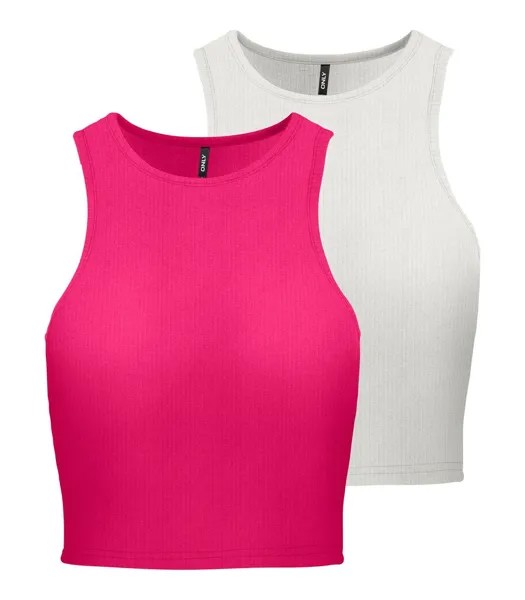 Топ Only BELIA, цвет Fuchsia/White