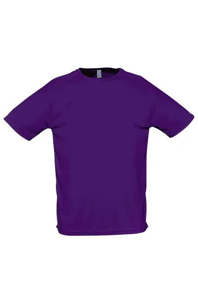 Спортивная футболка с короткими рукавами SOL'S, фиолетовый