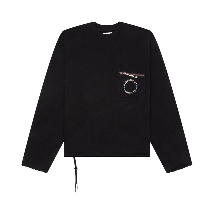 Толстовка Honor The Gift Pocket Pullover Crewneck, черный
