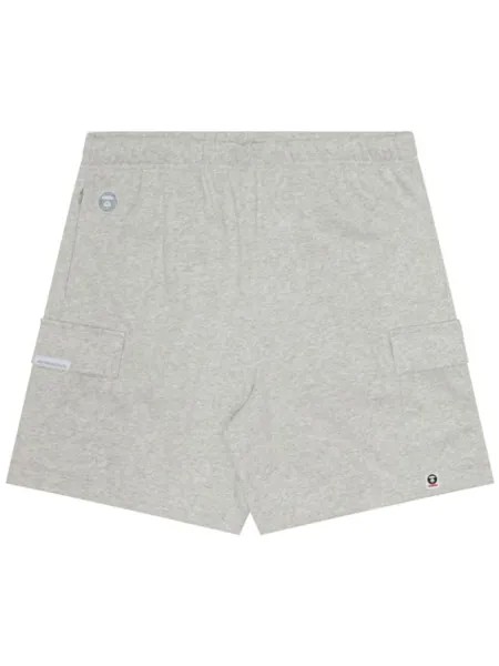 Спортивные шорты с логотипом AAPE BY *A BATHING APE, серый
