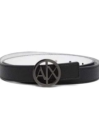 Armani Exchange ремень с пряжкой-логотипом