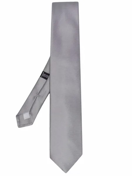 Corneliani шелковый платок в рубчик