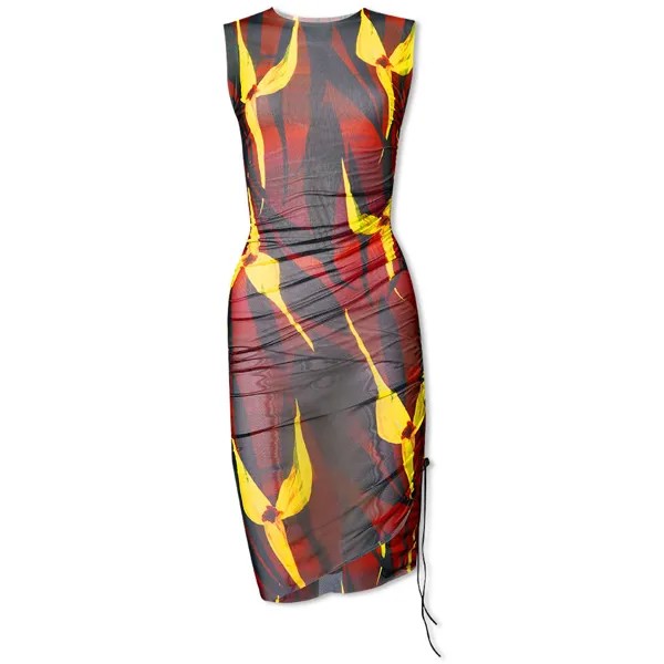 Платье Louisa Ballou Ruched Mesh Sleeveless Heatwave Dress