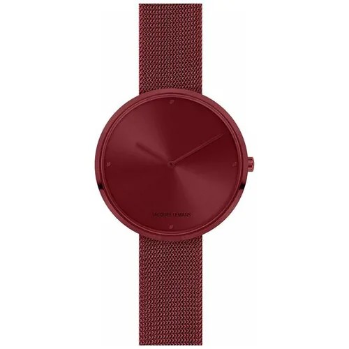 Наручные часы JACQUES LEMANS Design collection, красный, бордовый