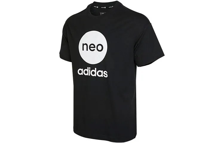 Футболка унисекс черная Adidas Neo, черный