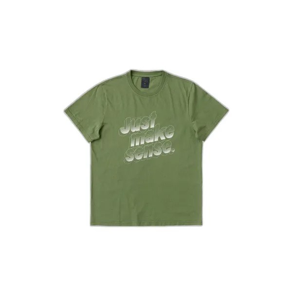 Футболка Nudie Jeans Roy Make Sense, зеленый