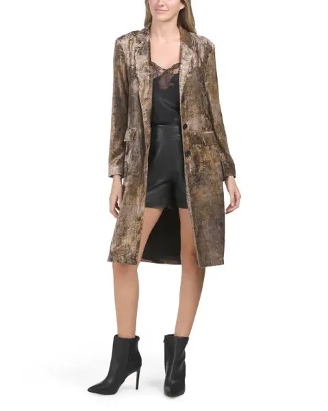Пальто с принтом Zara, цвет Multi