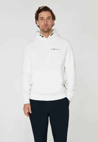 Толстовка с капюшоном Sail Racing, молочный