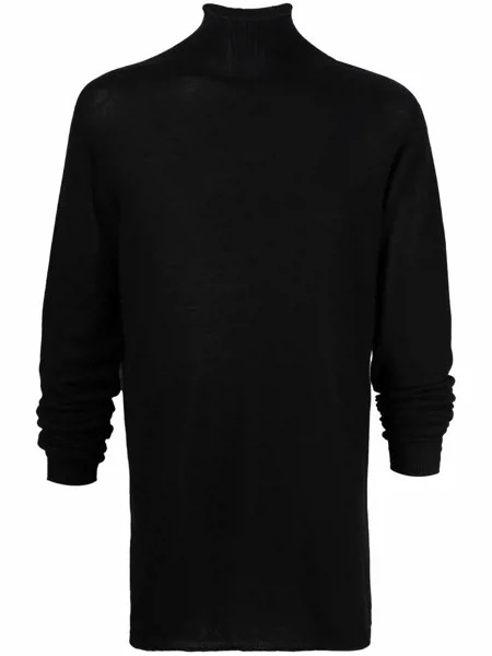 Rick Owens кашемировый джемпер с высоким воротником