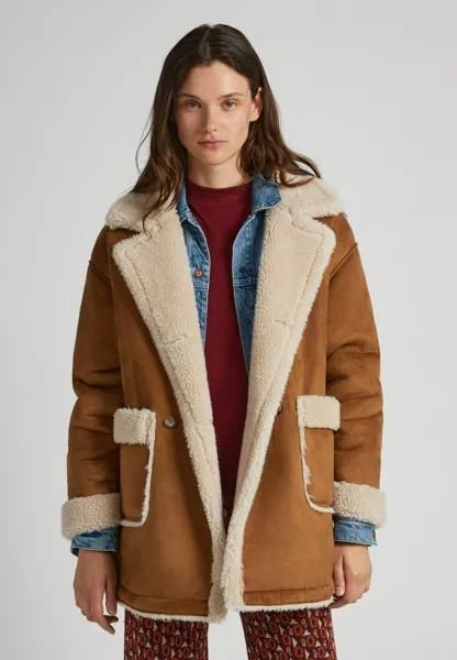 Зимнее пальто Pepe Jeans, табачно-коричневый