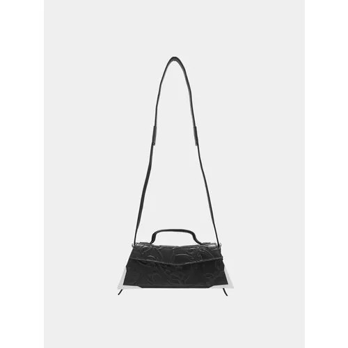 Сумка Han Kjøbenhavn Embossed Leather Black, черный