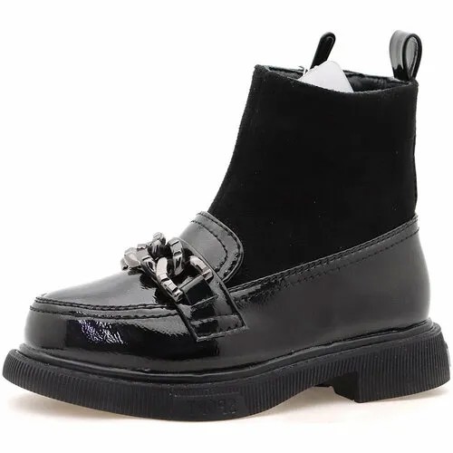 Ботинки Тотошка, размер 28, черный