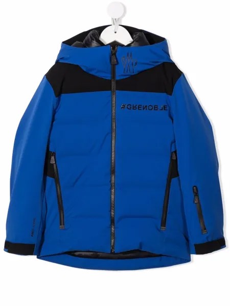 MONCLER GRENOBLE KIDS пуховик Montmiral с капюшоном