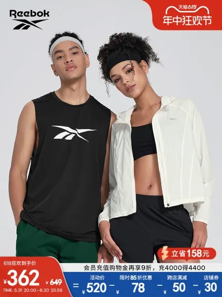 Куртка женская Reebok с капюшоном, синий