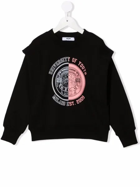 MSGM Kids толстовка University Of Youth