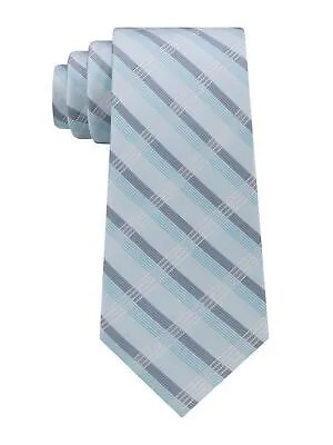 Мужской голубой галстук CALVIN KLEIN с фактурной текстурой